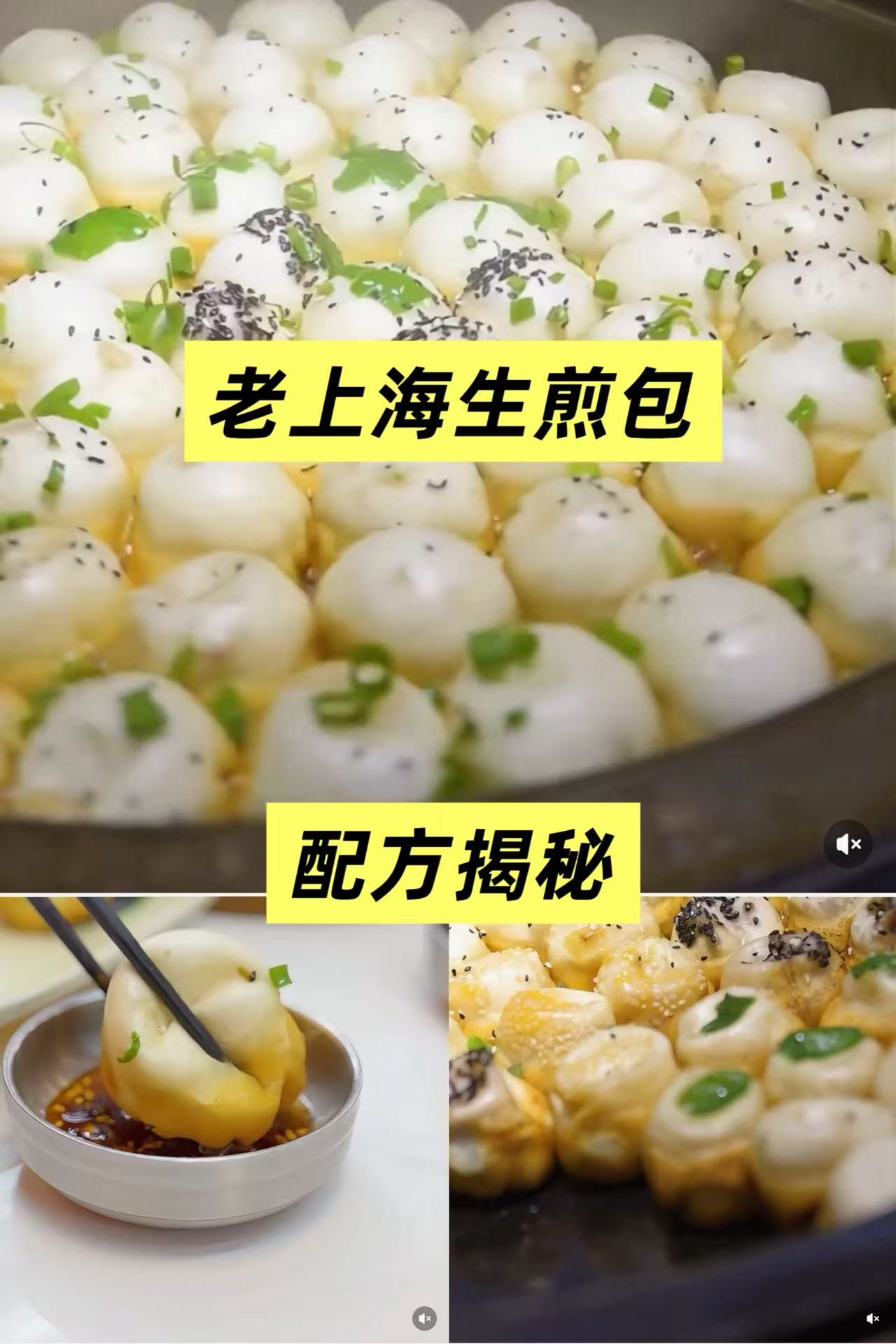 爆款｜正宗老上海生煎全套小吃配方教程n212